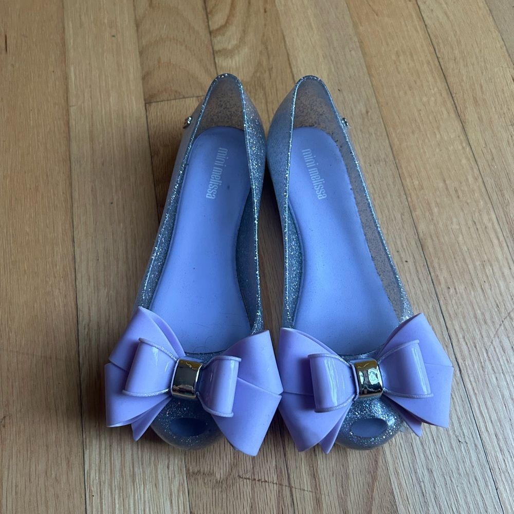 Mini Mellisa Mini Ultragirl Lilac Shoes with Bows